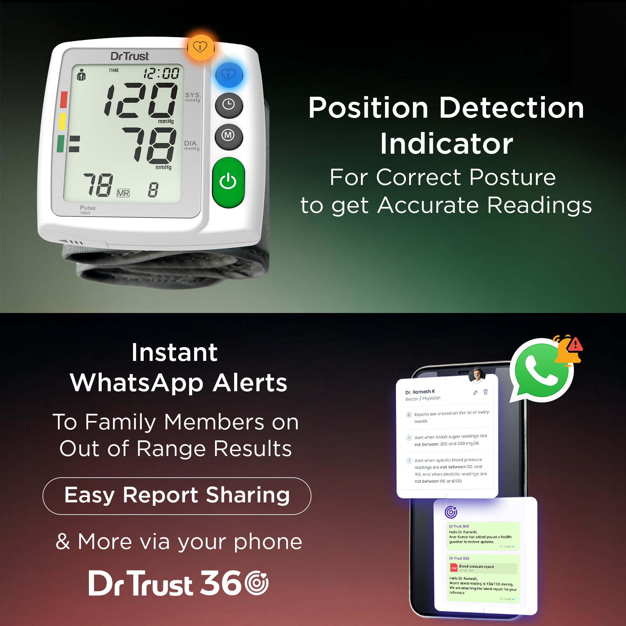 Dr Trust USA Wrist BP 109