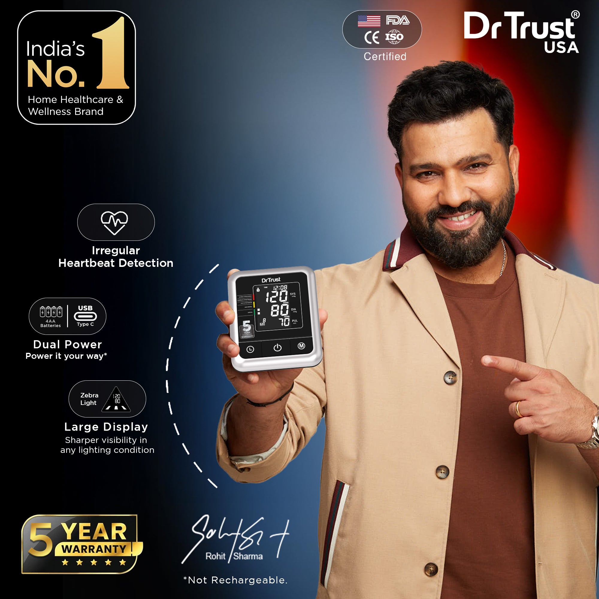 Dr Trust USA A-One Galaxy Digital BP Monitor 106