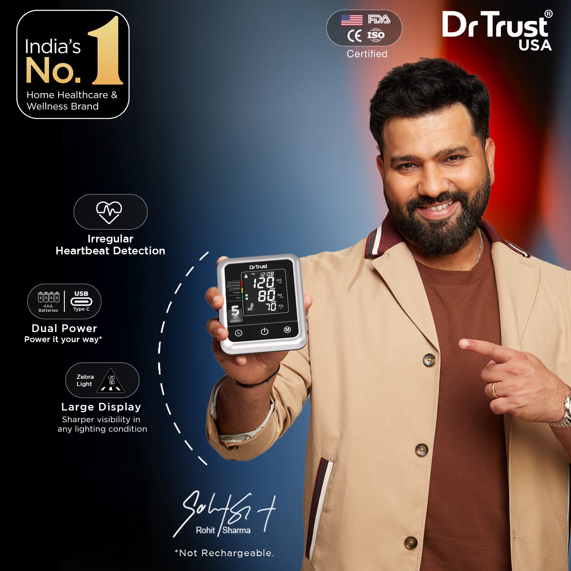 Dr Trust USA A-One Galaxy Digital BP Monitor 106