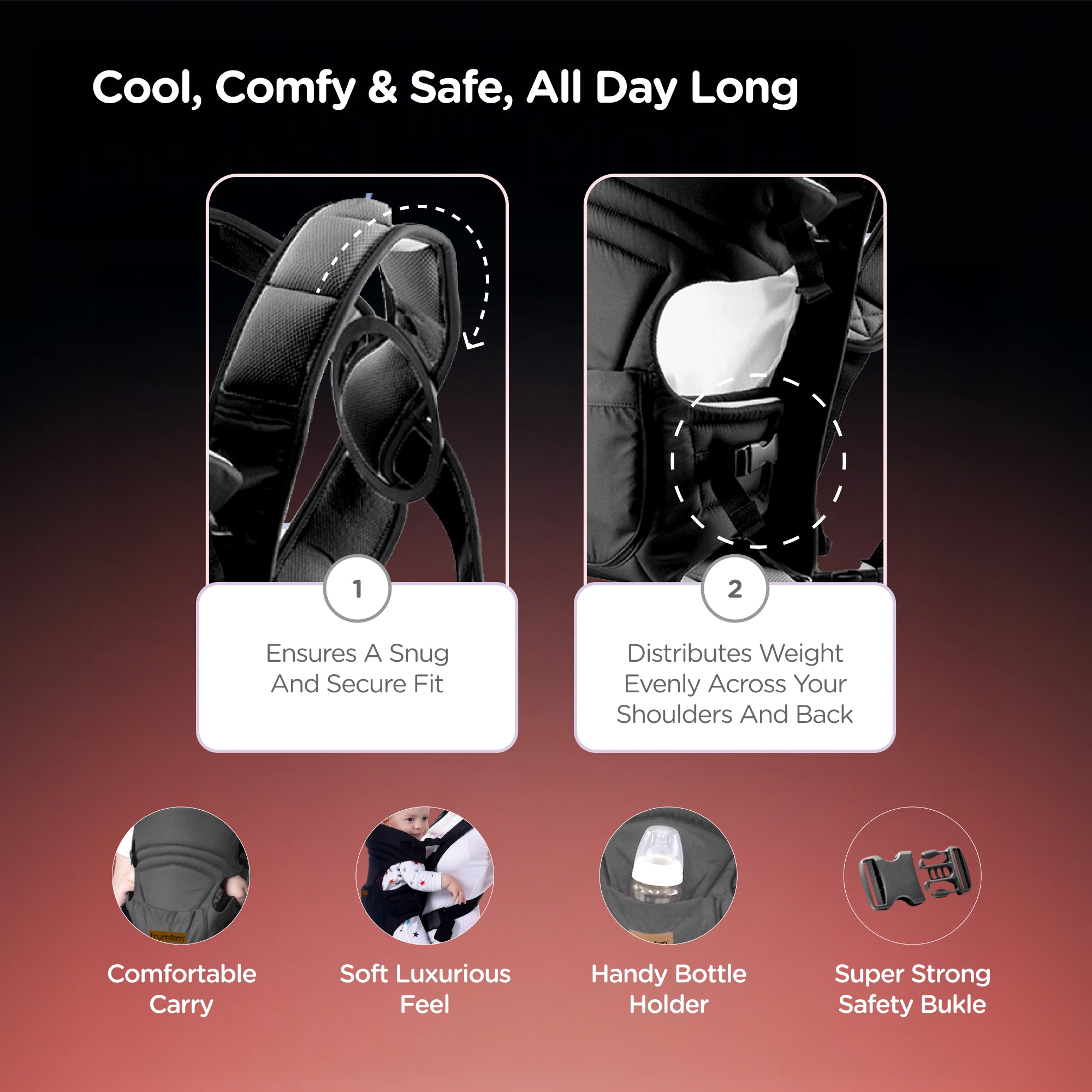 Trumom USA 3 in 1 Baby Carrier 2005 (0-36 months)