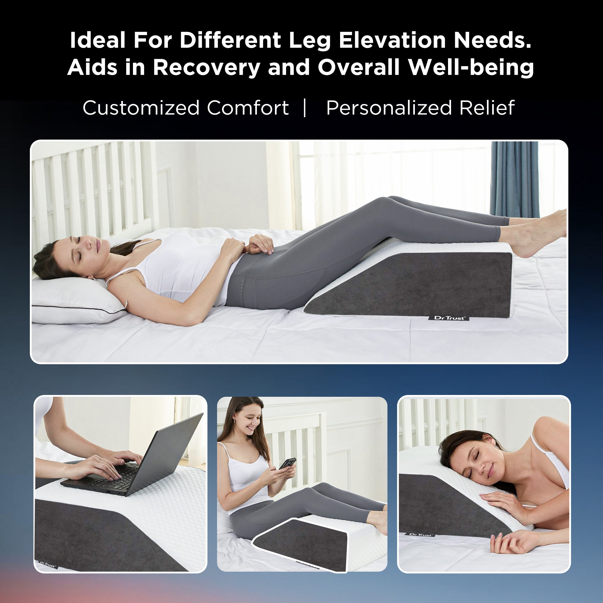 Dr Trust USA Leg Elevation Wedge Pillow 363