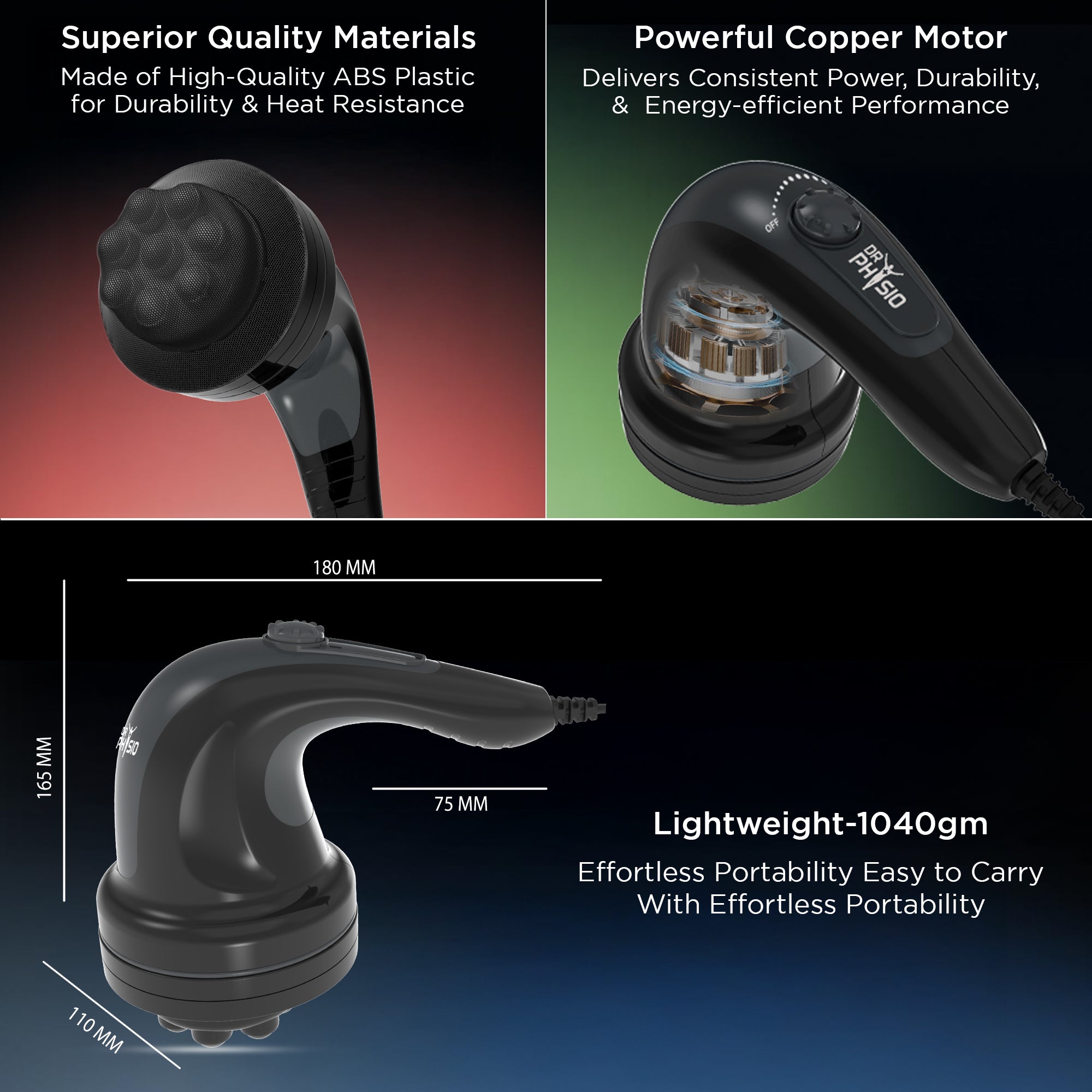 Dr Physio USA Full Body Manipol Massager 1011