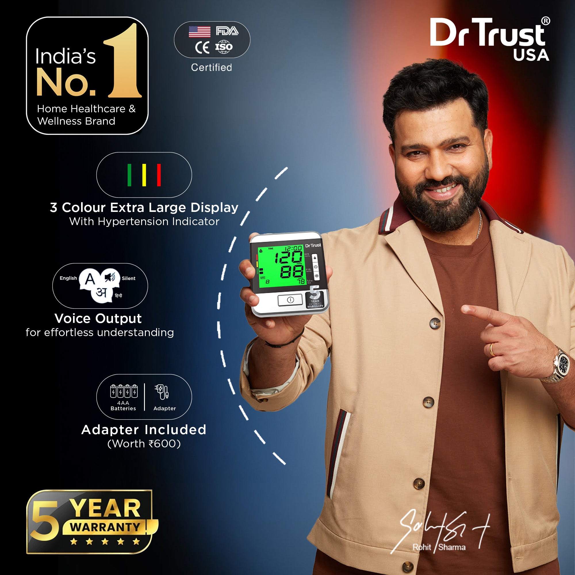 Dr Trust USA Goldline BP Monitor 103
