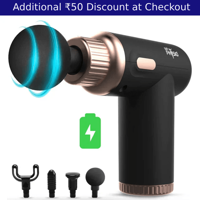 Dr Physio Gun Massager Machine Pro Gun Massager Machine