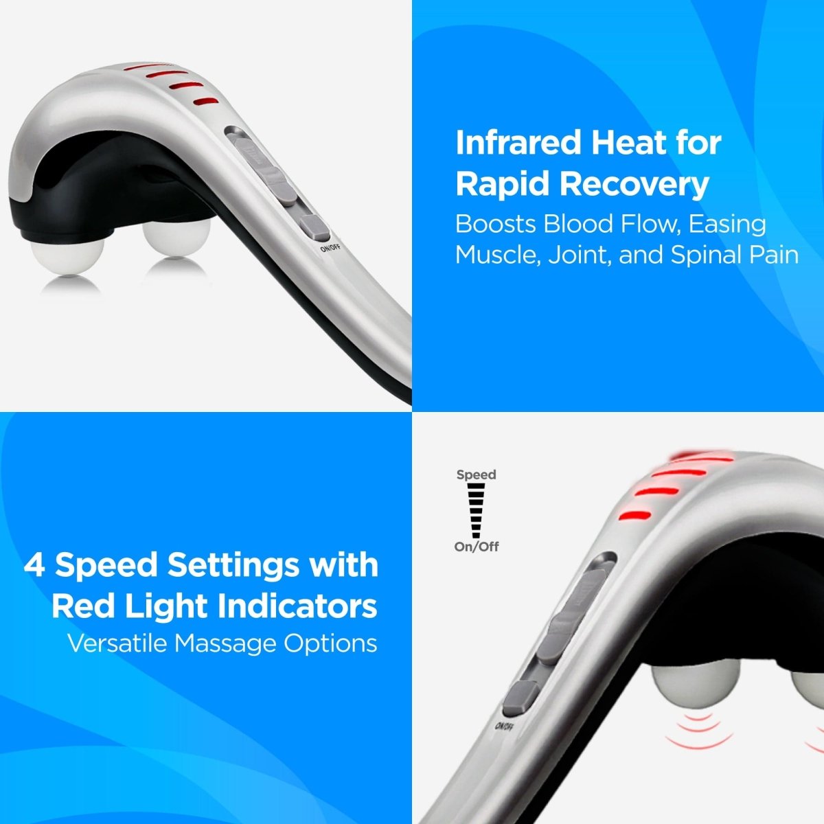 Dr Physio USA Double Head Body Massager 1010