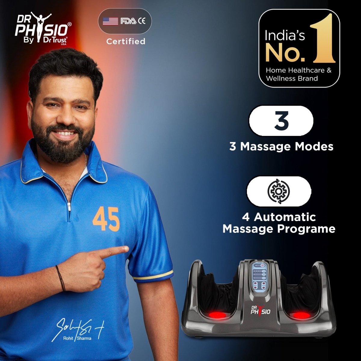 Dr Physio USA Foot and Calf Massager 1024