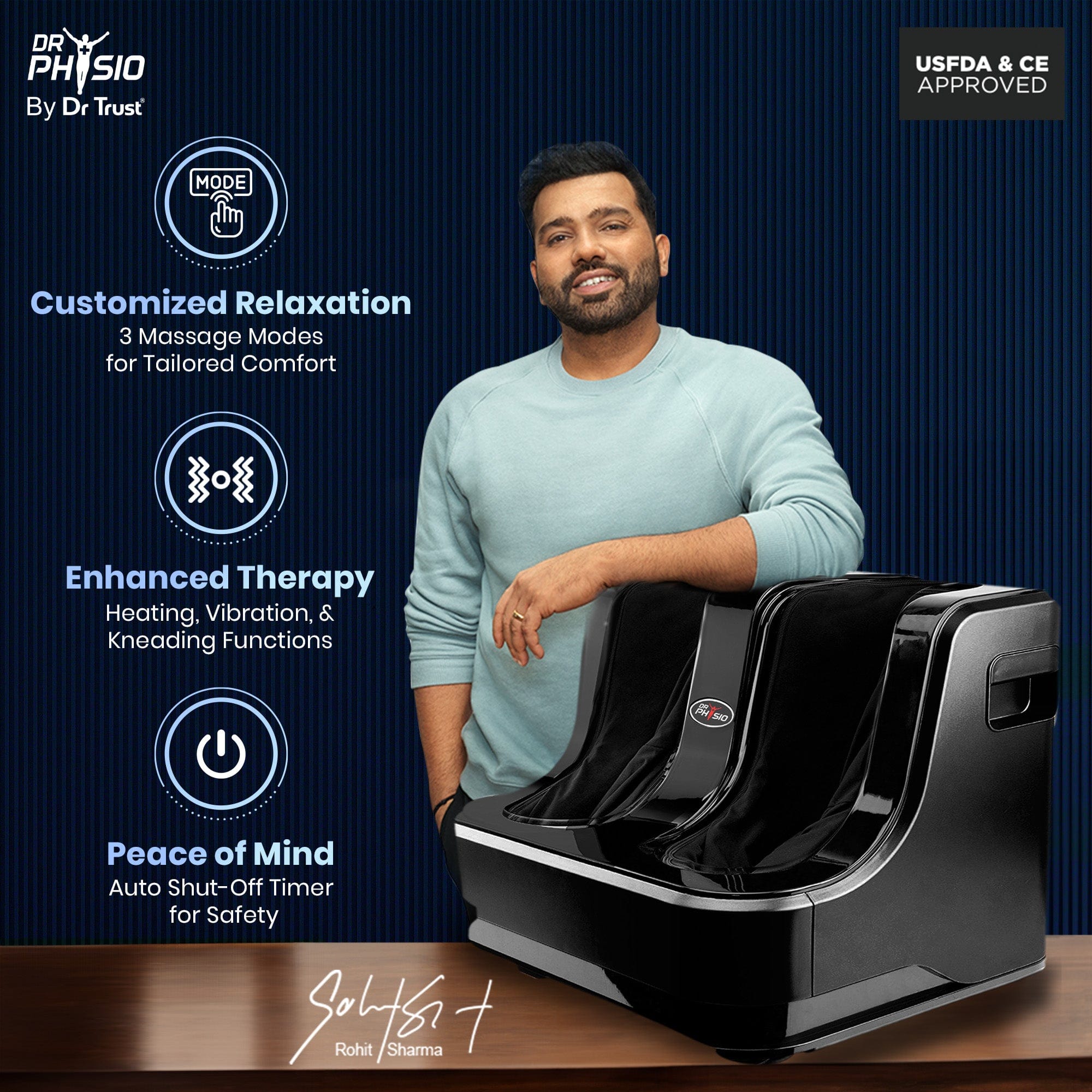 Dr Trust USA foot massager Dr Physio USA Leg and Foot Massager 1022