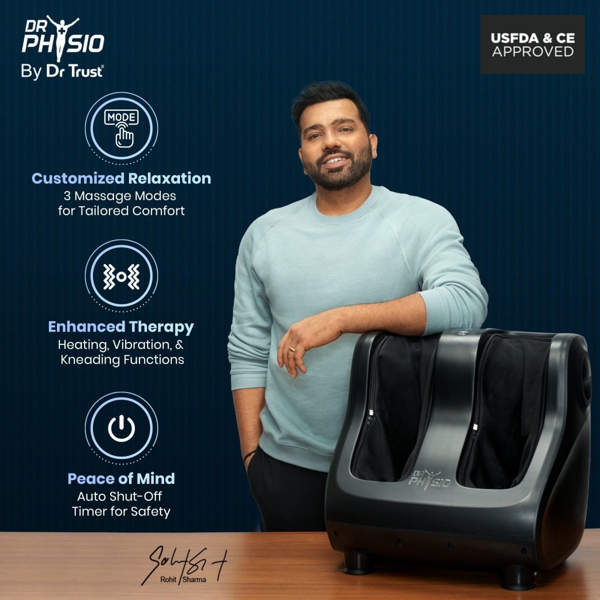 Dr Physio USA Leg & Foot Massager Machine 1026