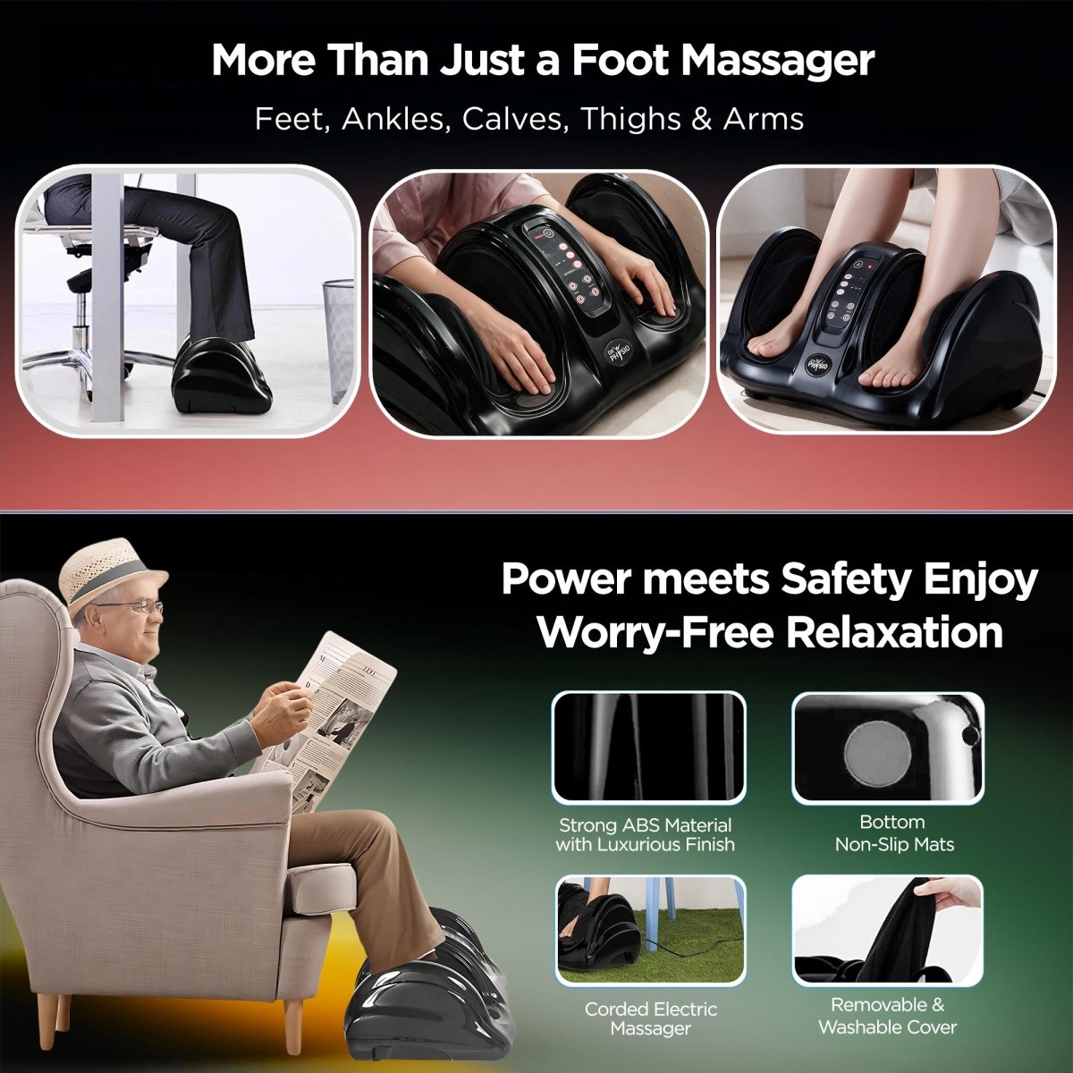 Dr Physio USA Maestro Shiatsu Electric Foot Massager 1044