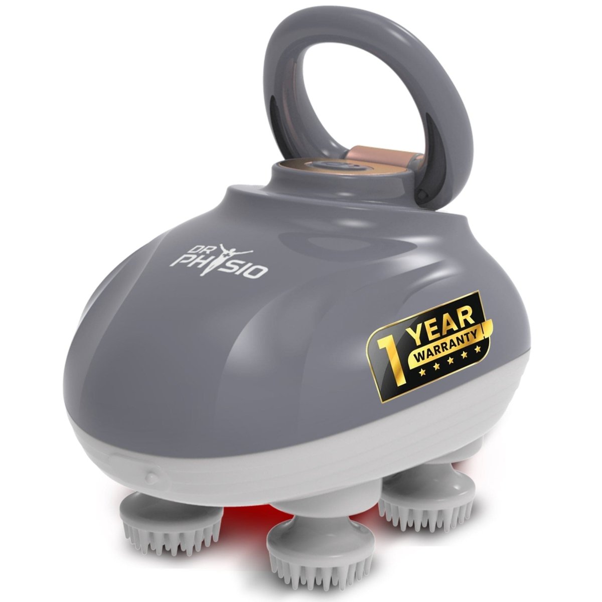 Dr Physio USA Rechargeable Head & Scalp Massager with Red Light 1052