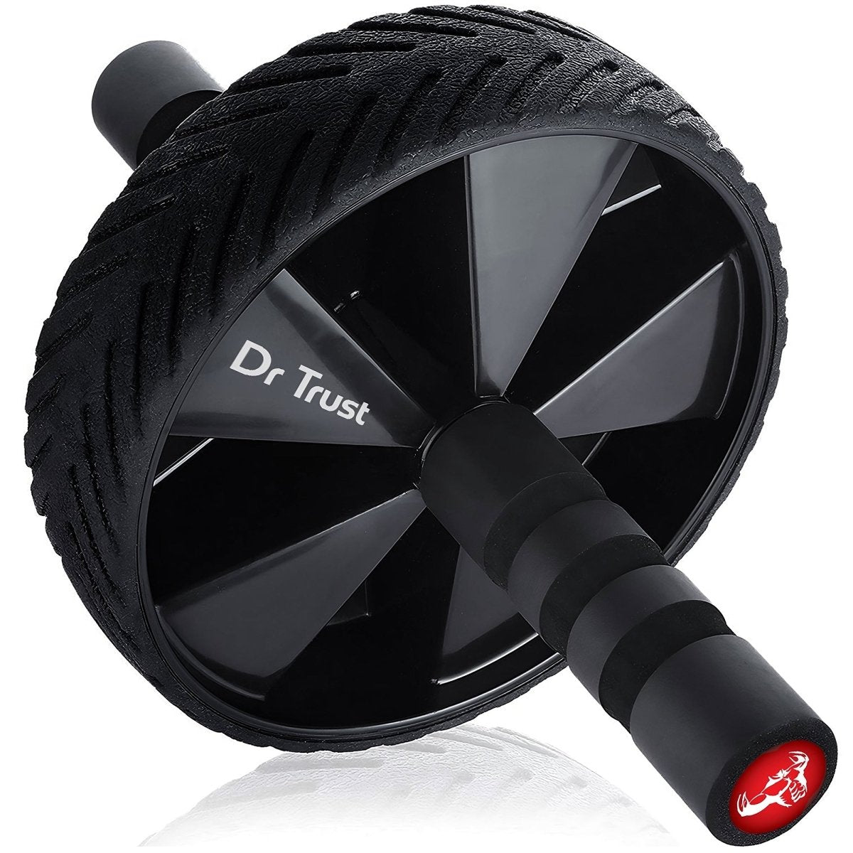 Dr Trust USA Ab Wheel Roller with Knee Mat 311 (Black)