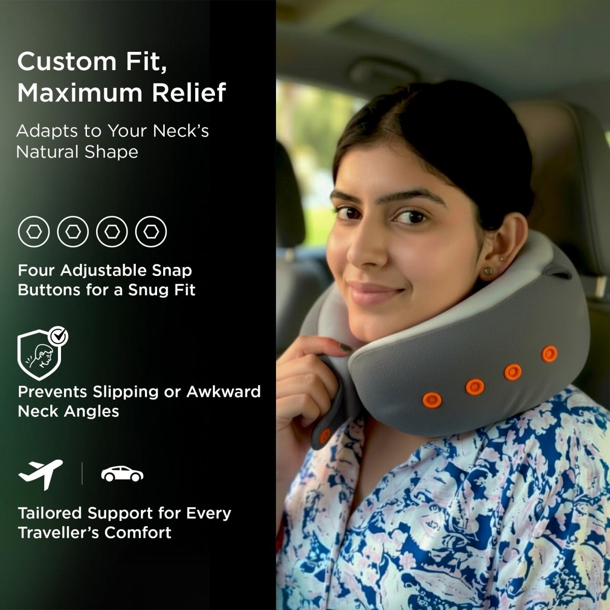 Dr Trust USA Aero Travel Neck Pillow 382