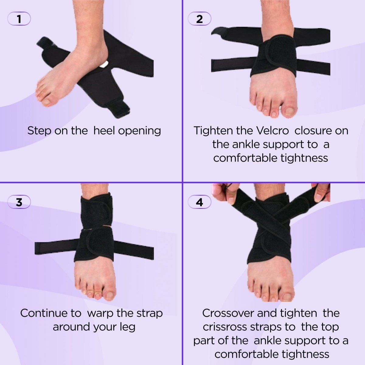 Dr Trust USA Ankle Binder Elastic Wrap 332 (Pack of 1)