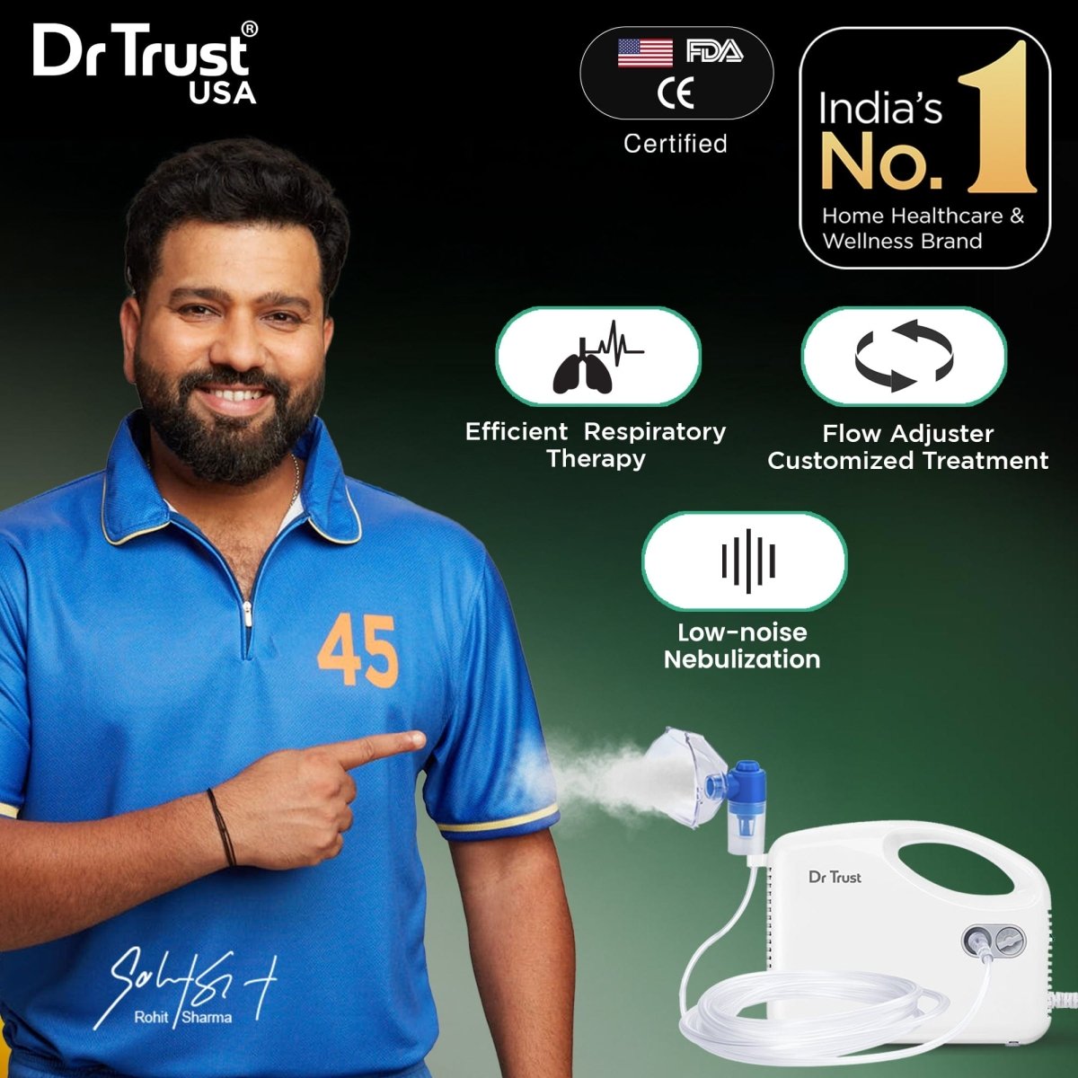 Dr Trust USA Bestest Handyneb Compressor Nebulizer 401WB