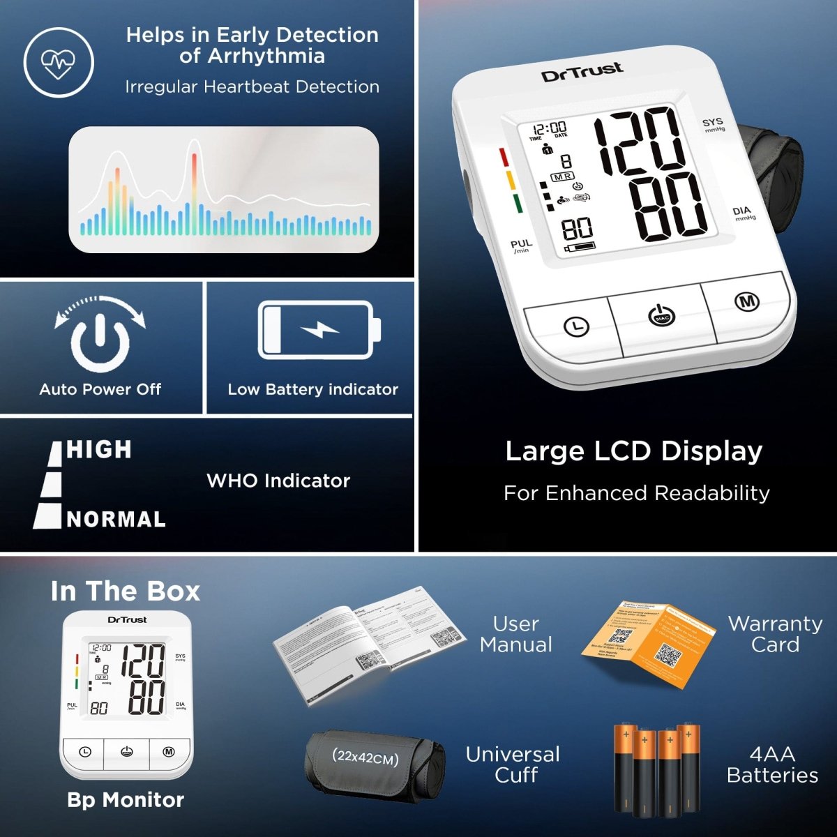 Dr Trust USA BP iCheck Pro Monitor 116