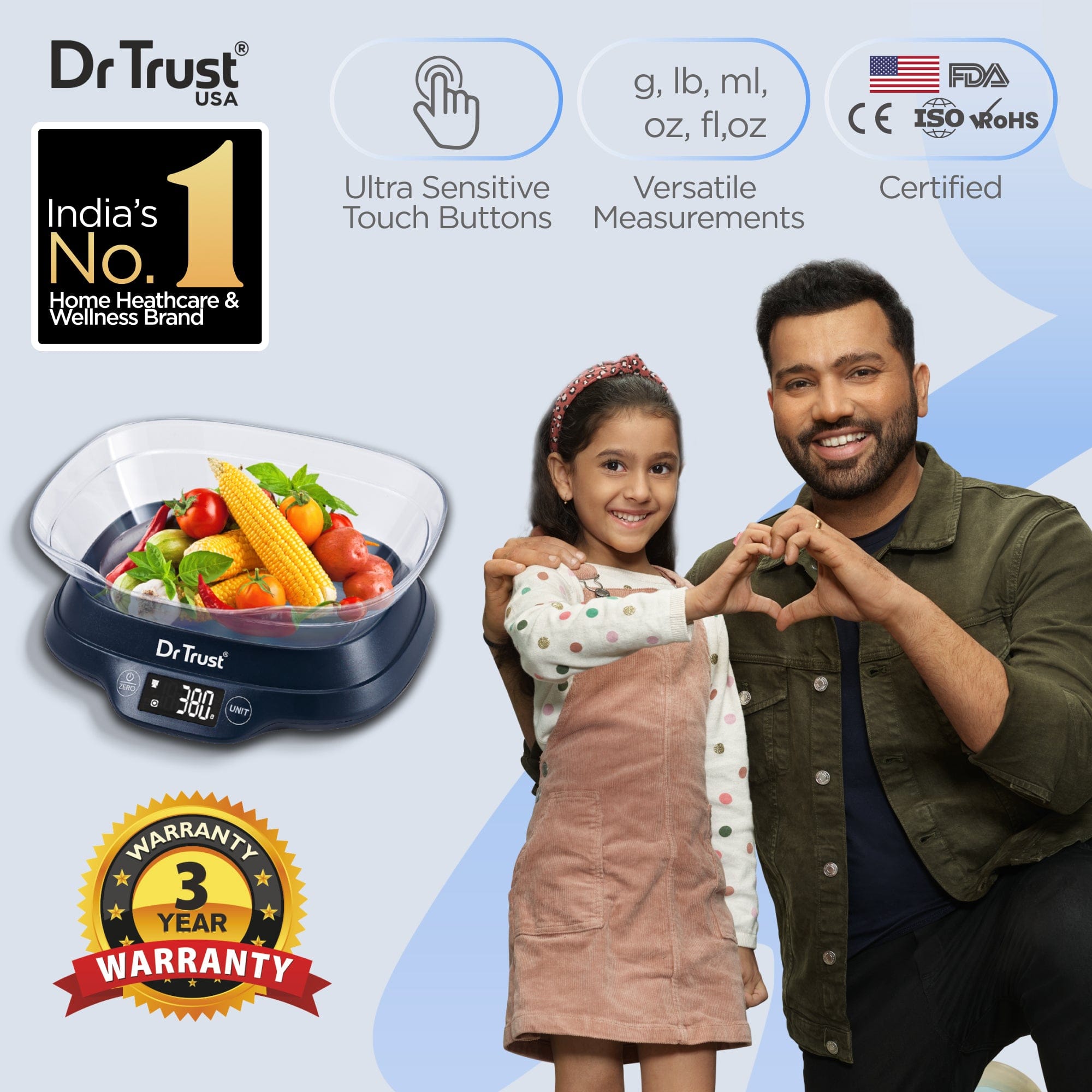 Dr Trust USA kitchen scale Dr Trust USA Kitchen Scale Weight Machine 508