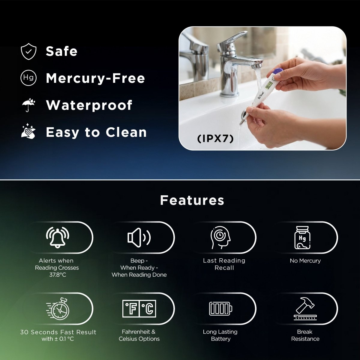 Dr Trust USA Digital Thermometer 605