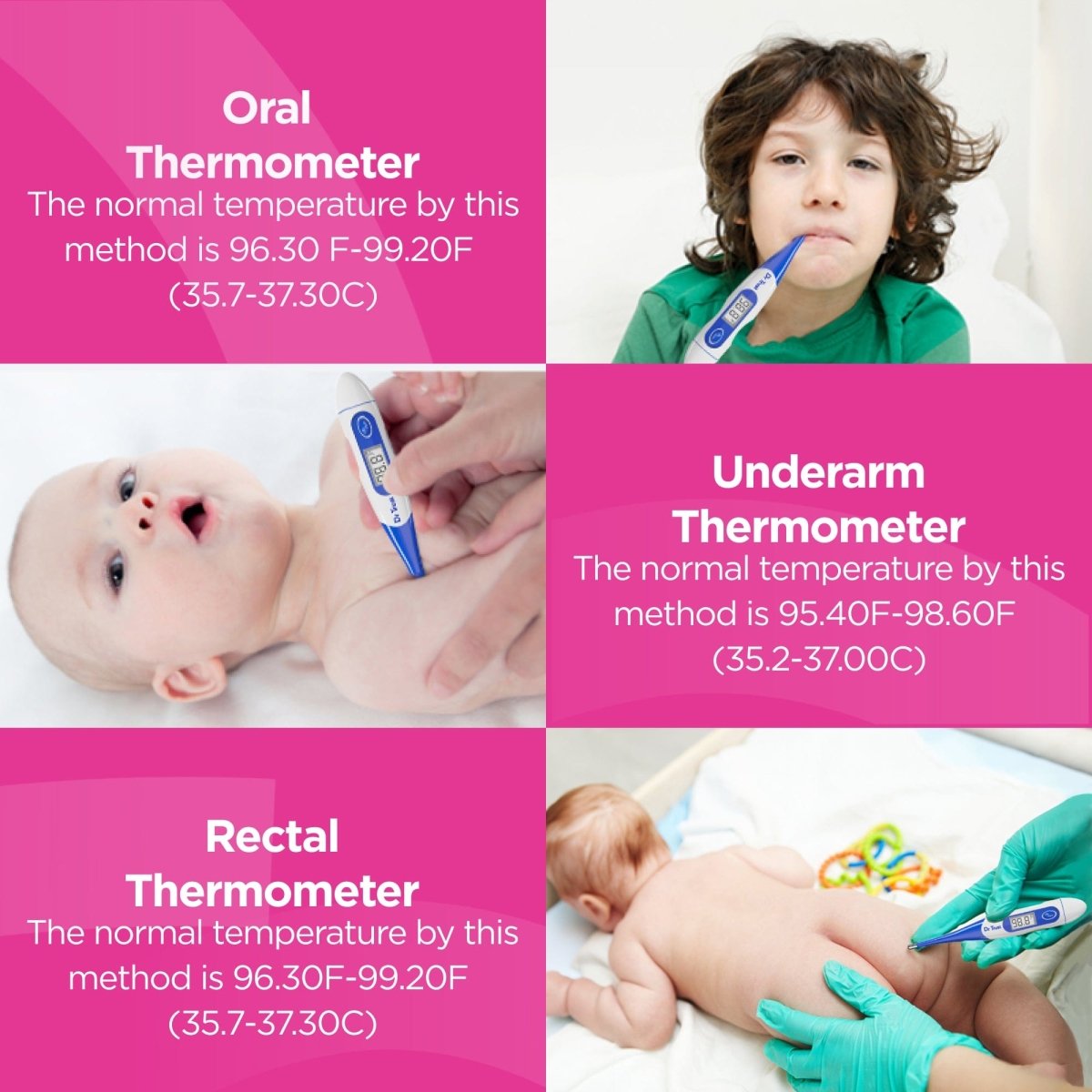 Dr Trust USA Digital Thermometer With Flexible Tip - 613