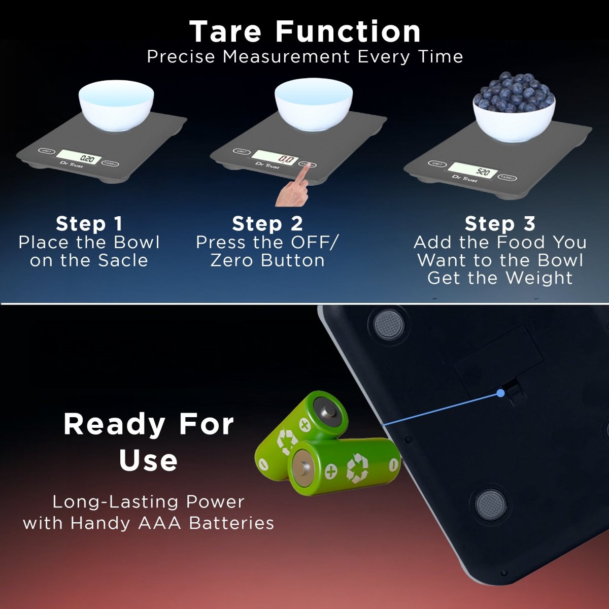 Dr Trust USA Electronic Kitchen Scale 517