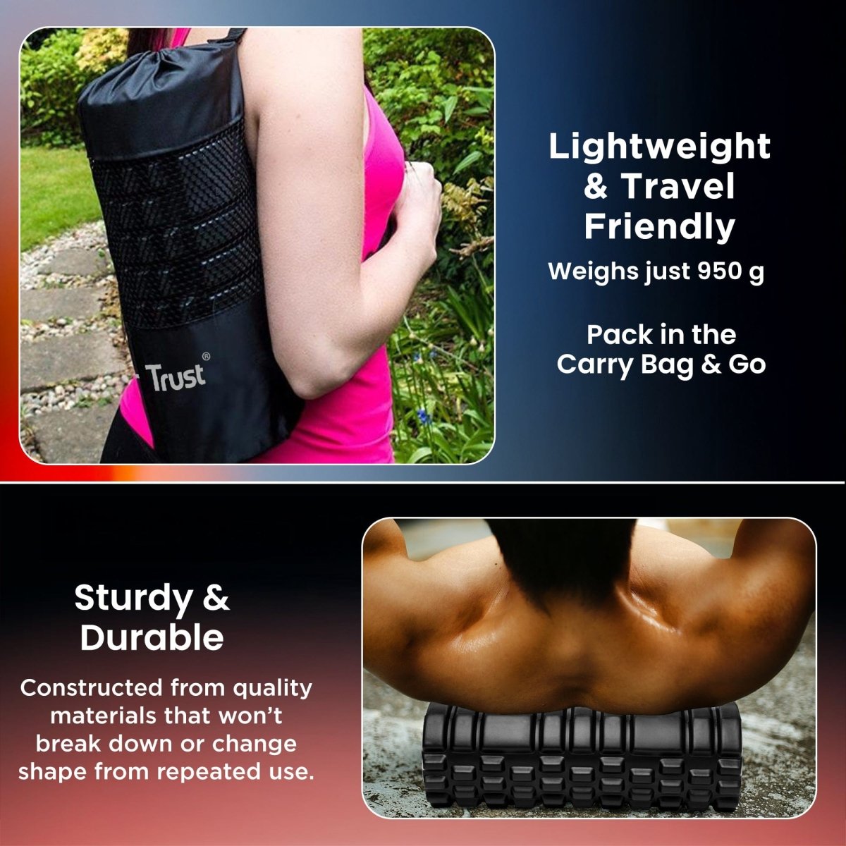 Dr Trust USA Fitness - Grid Foam Roller 312