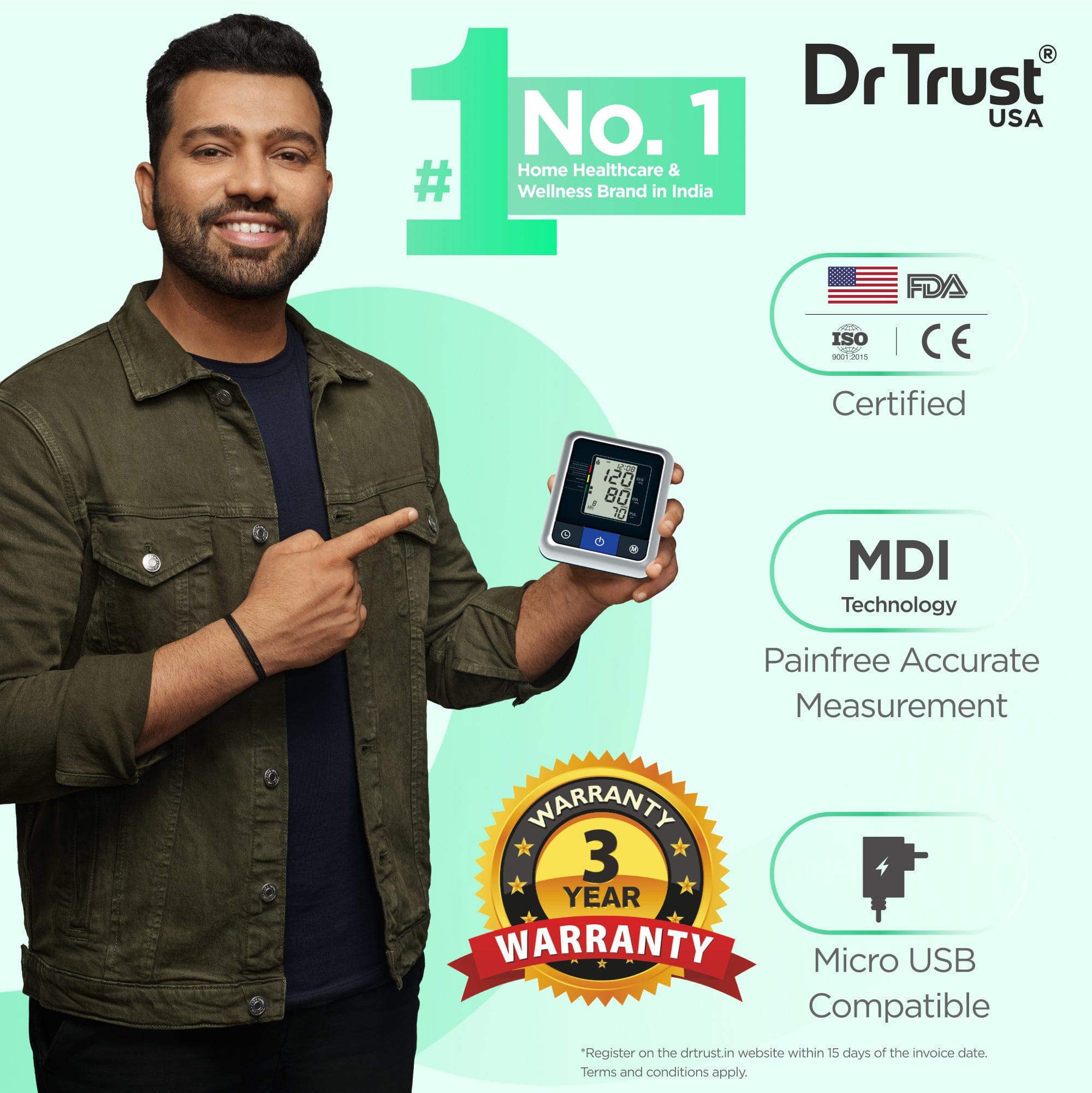 Dr Trust Blood Pressure Monitor Dr Trust USA BP Check 122