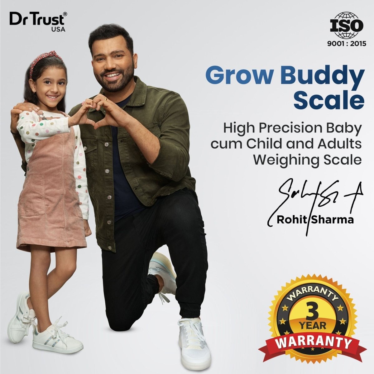 Dr Trust USA Growbuddy - Baby & Adult Weighing Scale 510