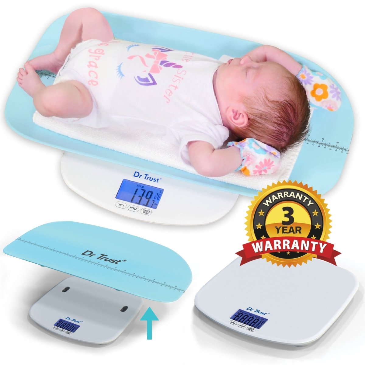 Dr Trust USA Growbuddy - Baby & Adult Weighing Scale 510