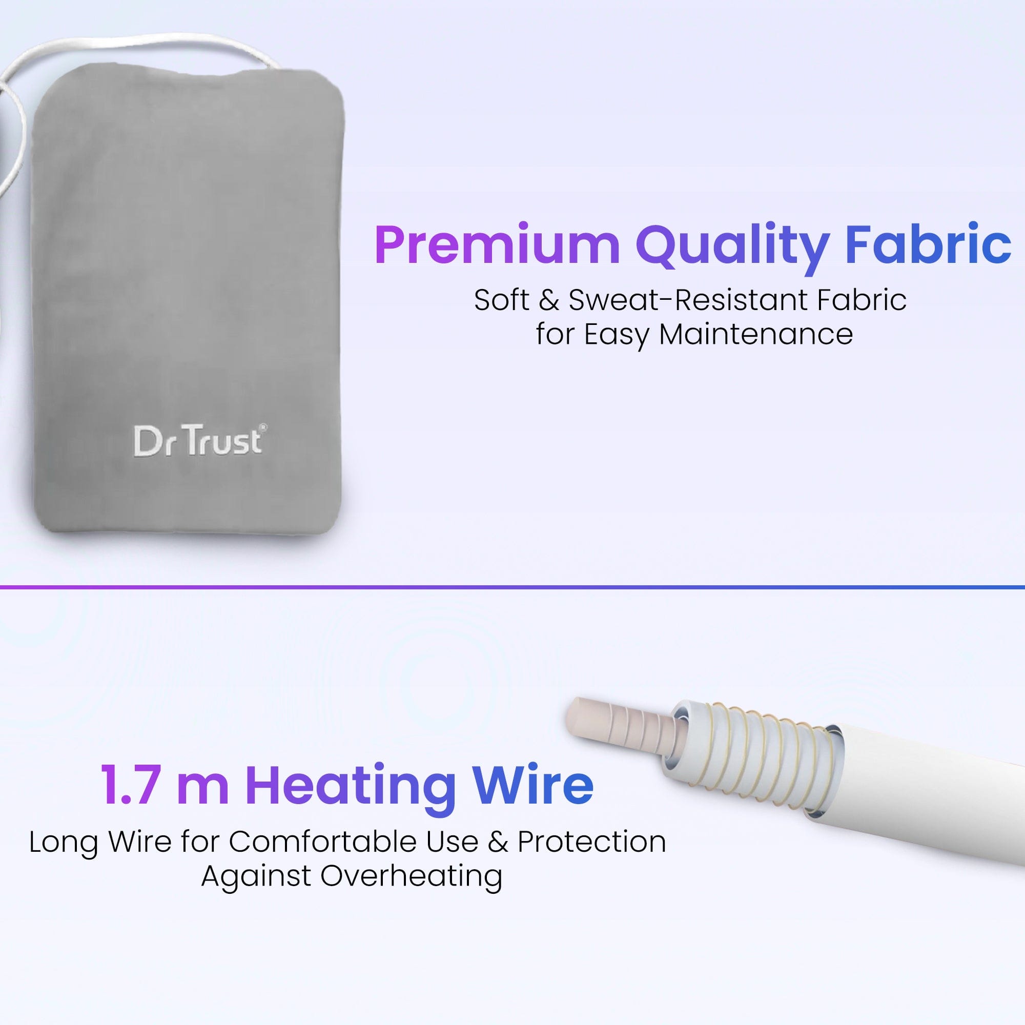 Dr Trust Hot Cold Dr Trust USA Small Orthopaedic Electric Heating Pad 321s with Hand straps