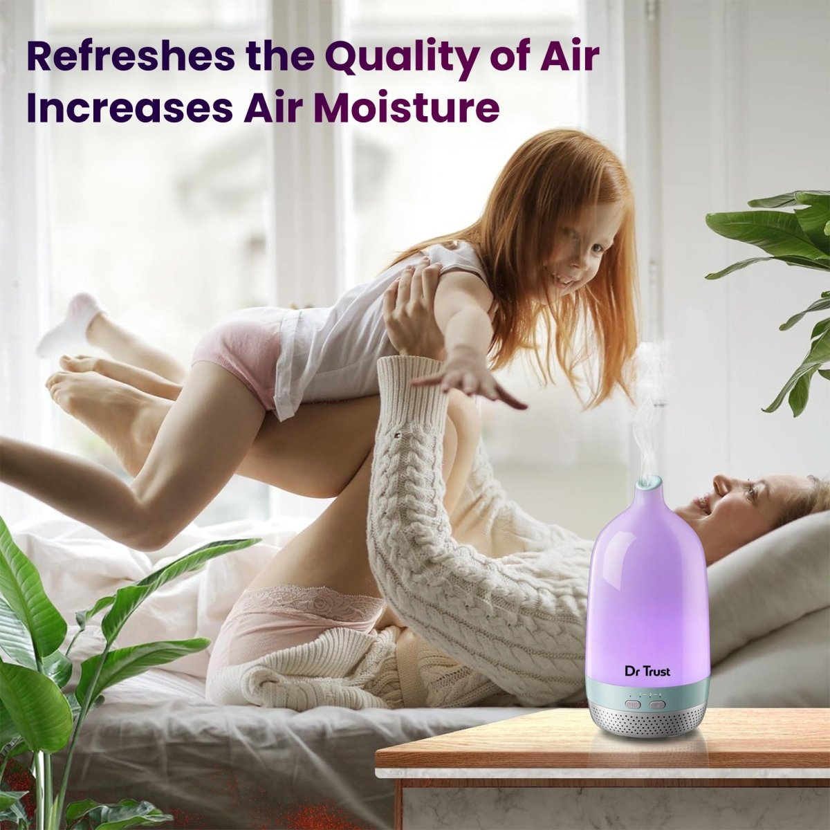 Dr Trust USA HomeSpa Luxury Cool Mist Humidifier & Diffuser 903