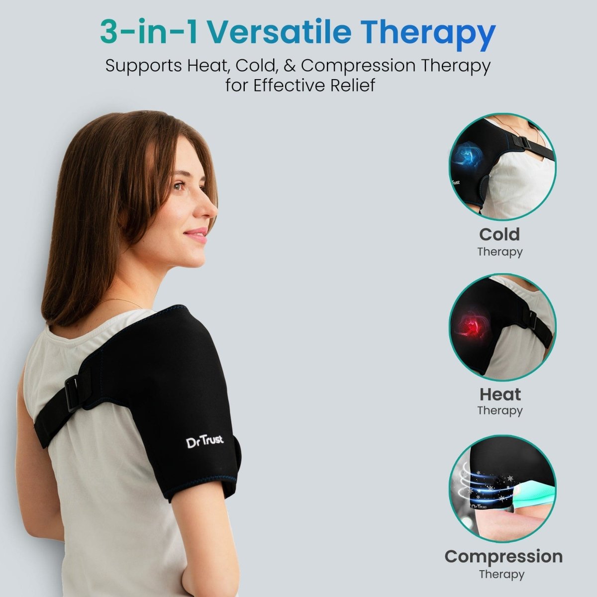 Dr Trust USA Hot Cold Pack for Shoulder (Neoprene Pouch) 324