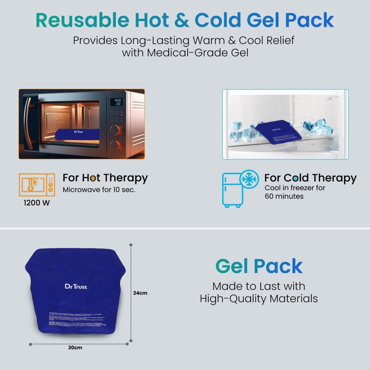 Dr Trust USA Hot Cold Pack for Shoulder (Neoprene Pouch) 324