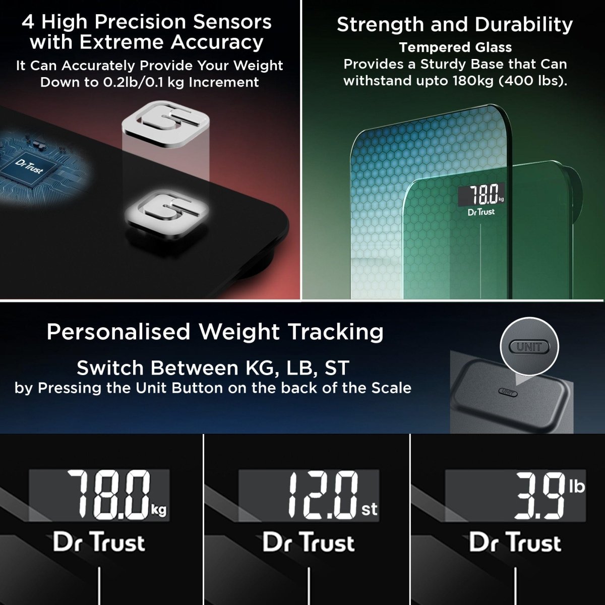Dr Trust USA Inspire Weighing Scale 523