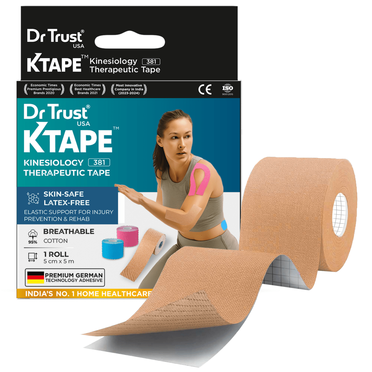 Dr Trust USA Kinesiology Tape 381 (Beige)
