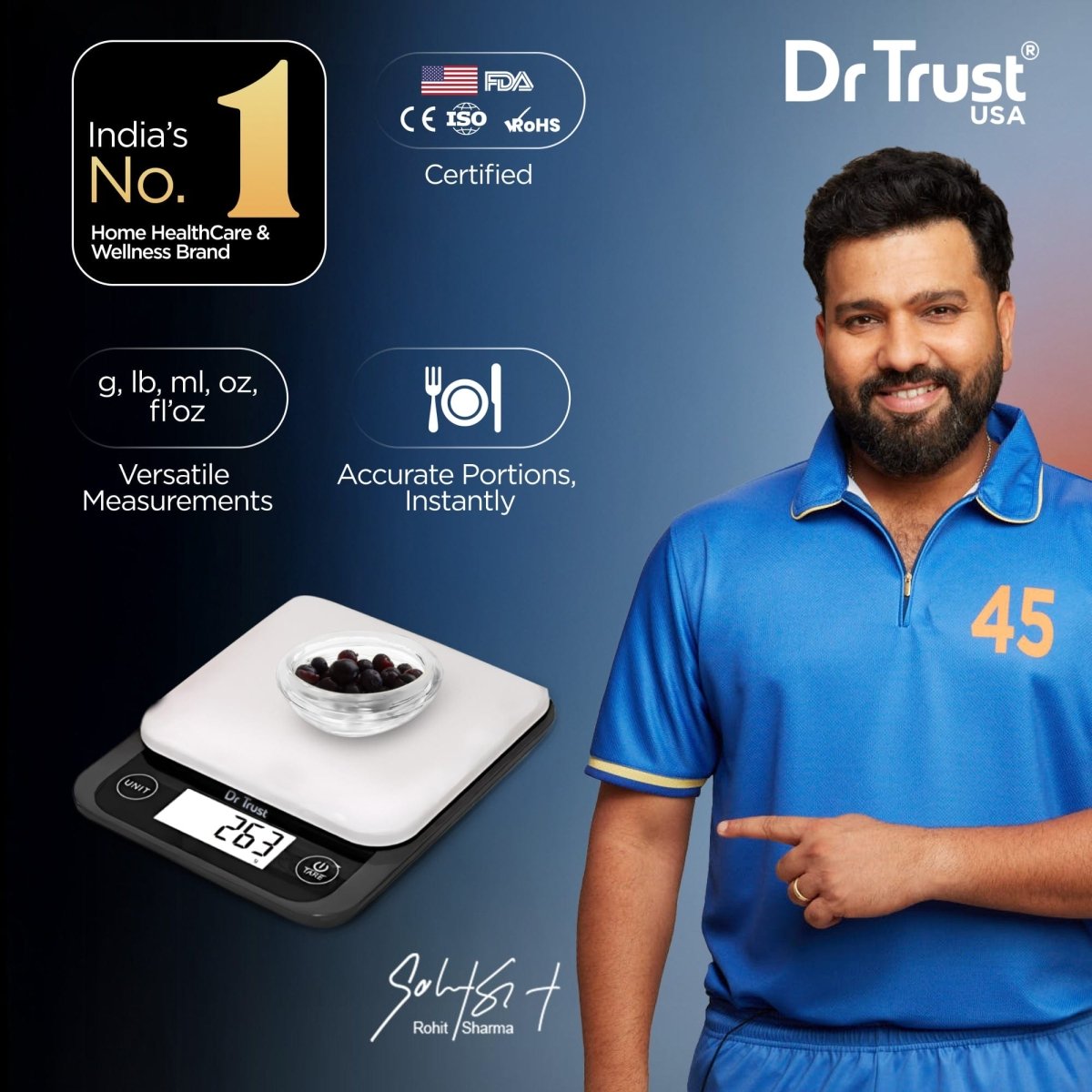 Dr Trust USA Kitchen Weighing Scale 528 (5 Kg)