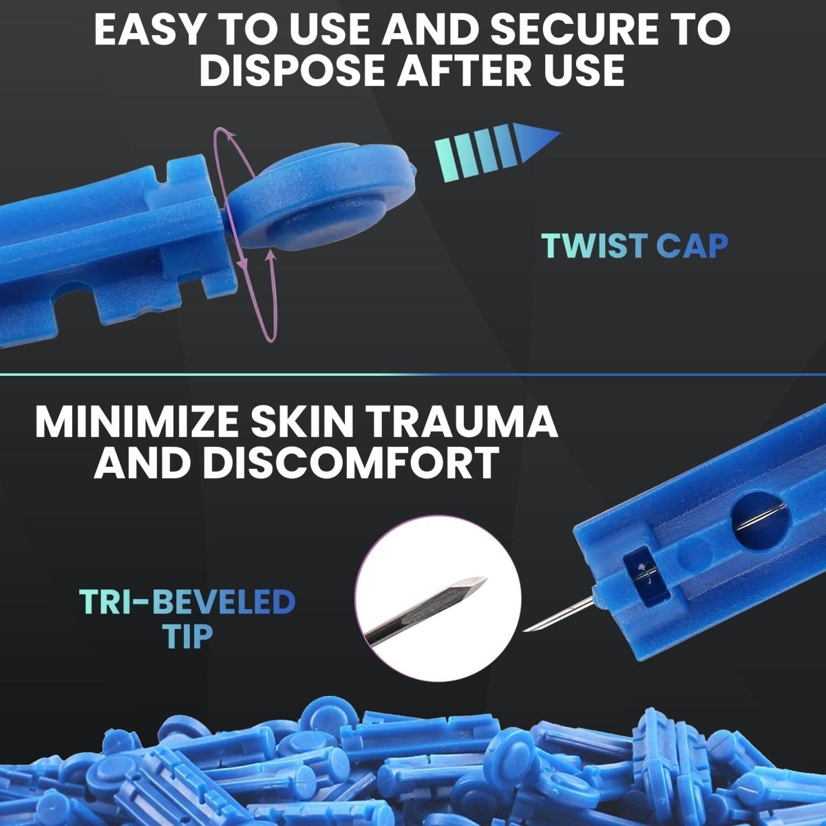 Dr Trust USA Lancets 9010 (Pack of 1000)