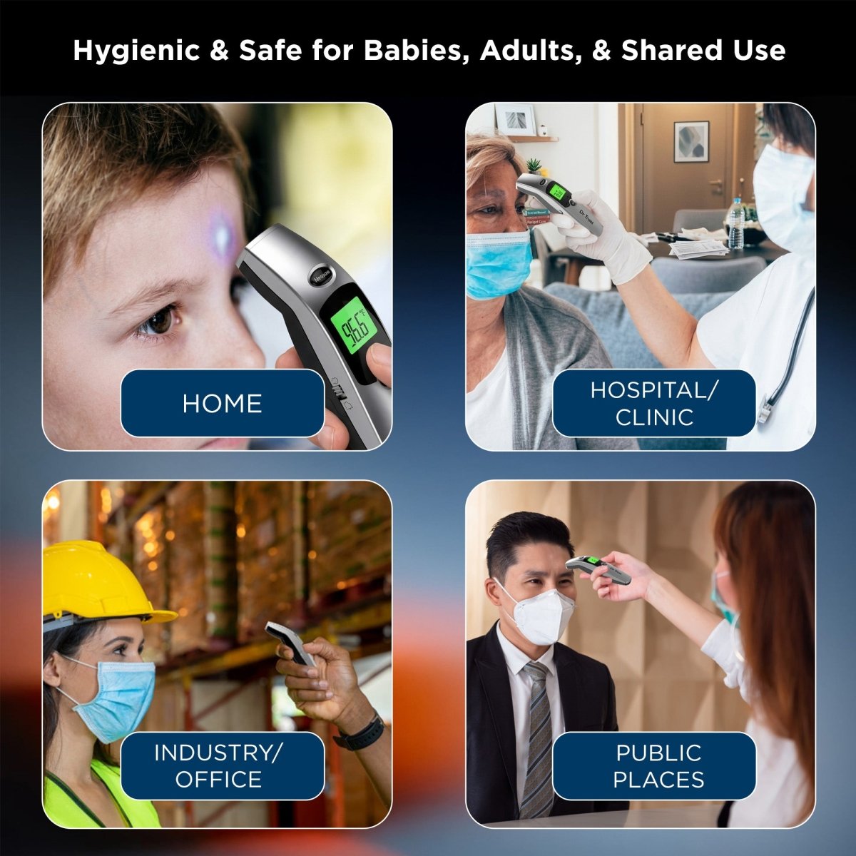 Dr Trust USA Non Contact Infrared Forehead Thermometer 603 IR
