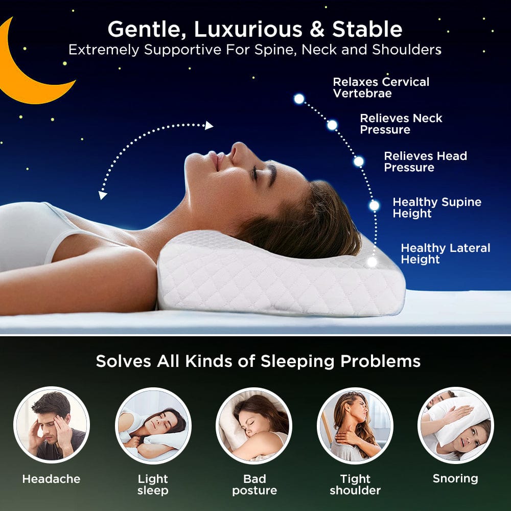 Dr Trust USA Orthopedic Cervical Sleeping Pillow 347 (Small)