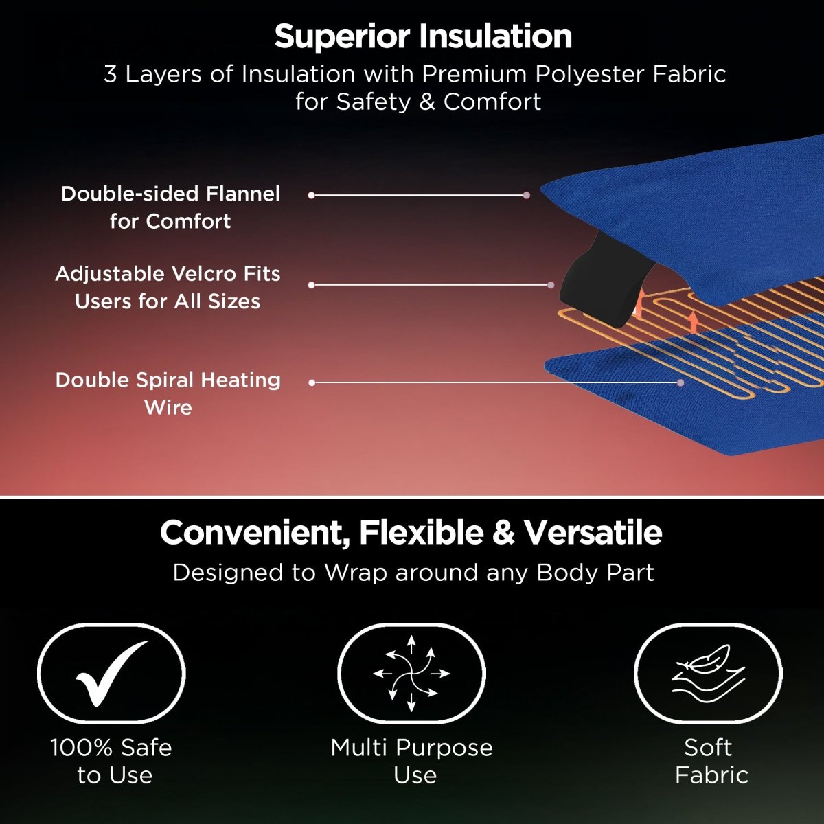 Dr Trust USA Orthopedic Electric Heat Belt 368