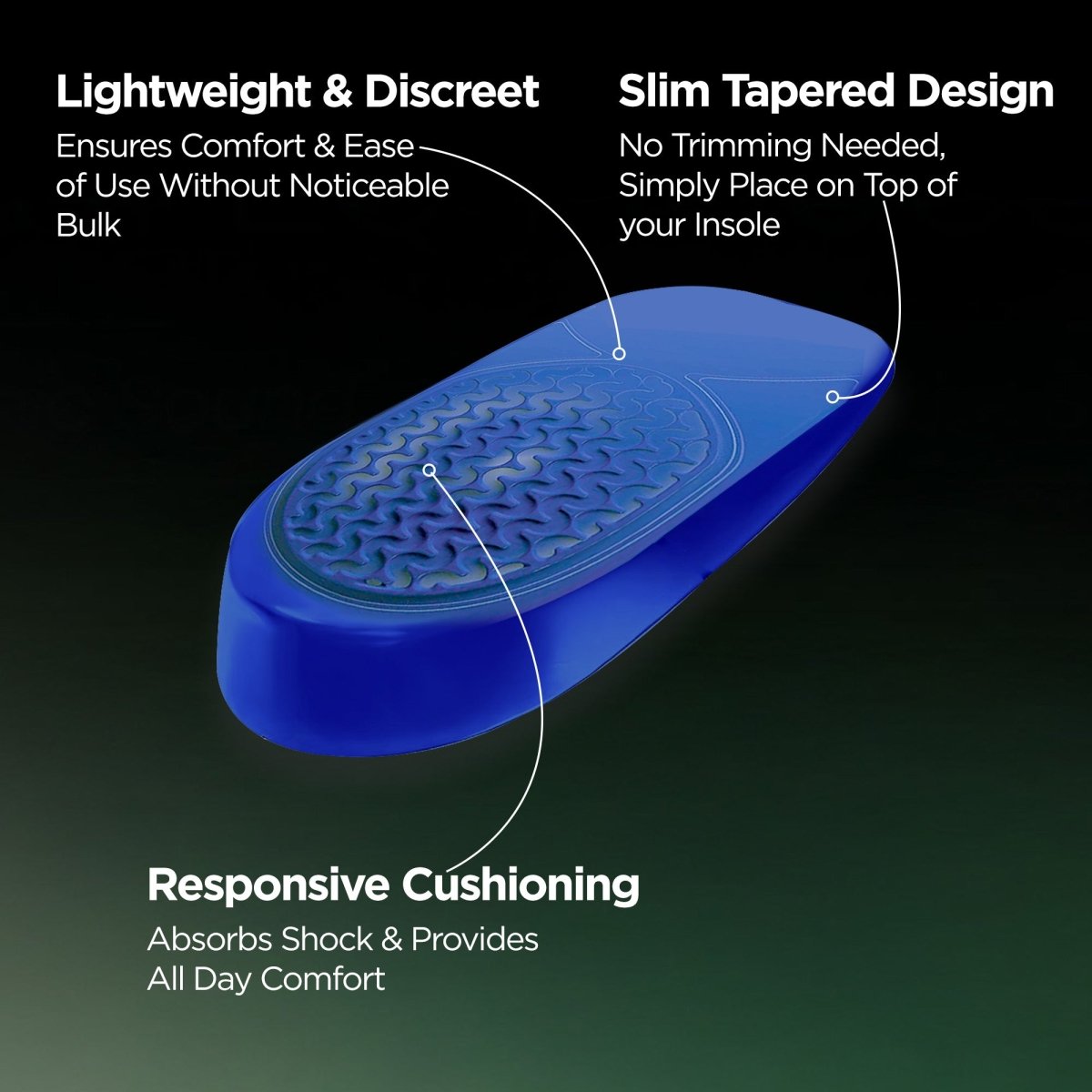 Dr Trust USA Orthopedic Heel Pads 372 (Pack of 1 Pair)