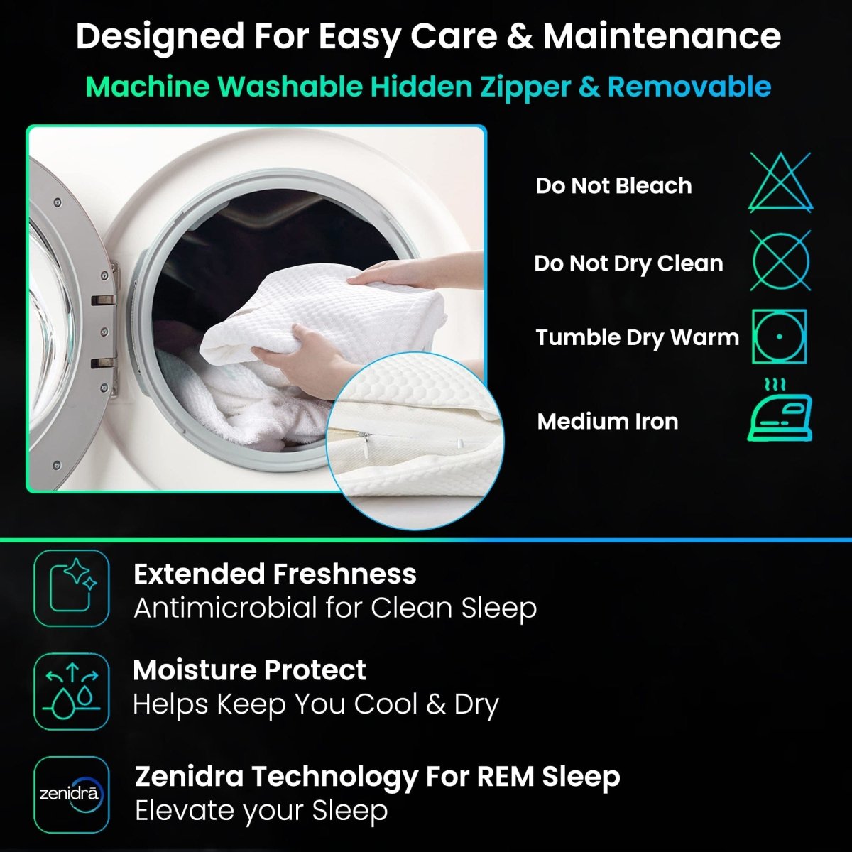 Dr Trust USA Orthopedic King Size Cervical Sleeping Pillow 349