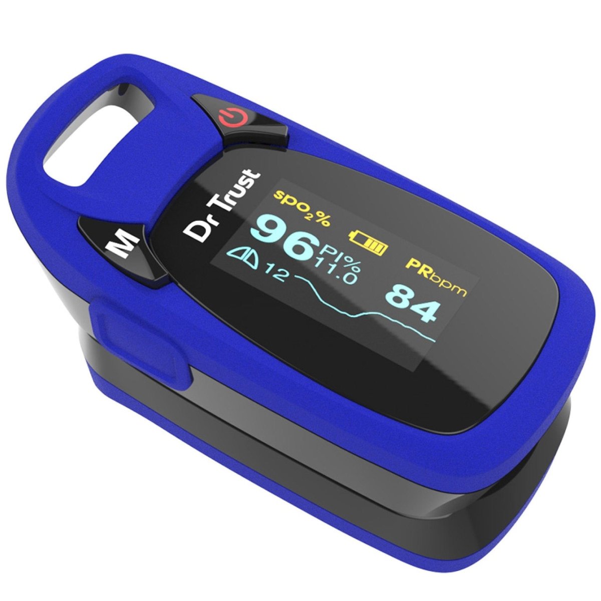 Dr Trust USA Professional Series Finger Tip Pulse Oximeter 202 (Blue)