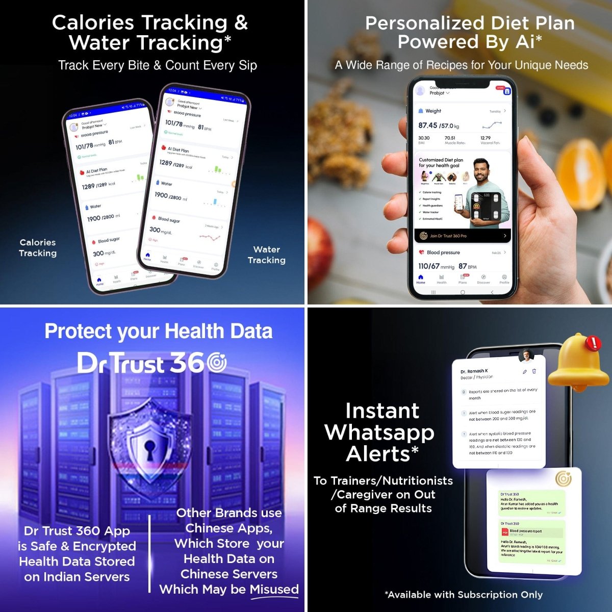 Dr Trust USA Smart Body Fat Scale Analyser 2.0 509