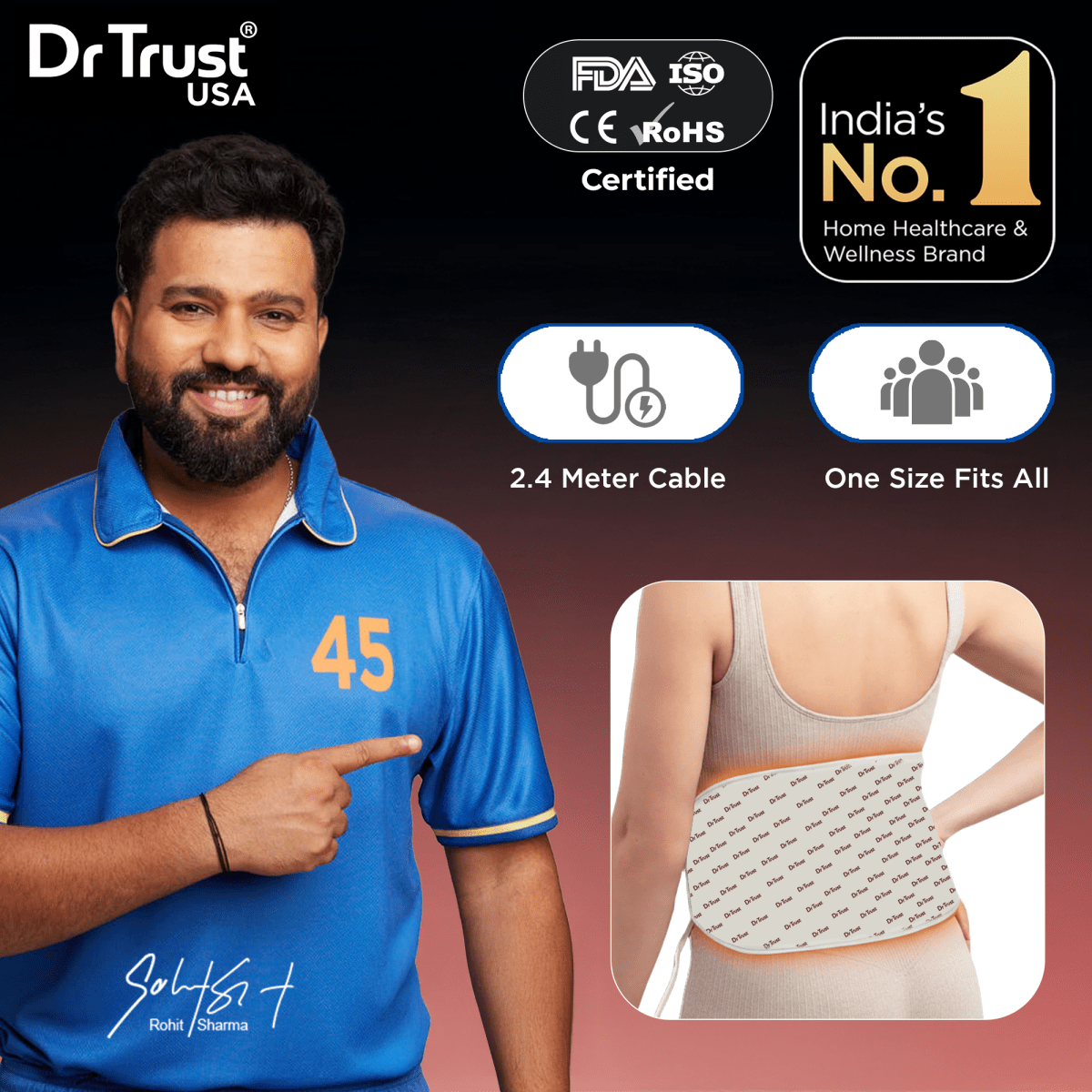 Dr Trust USA ThermoRelief Heating Pad Regular 3101