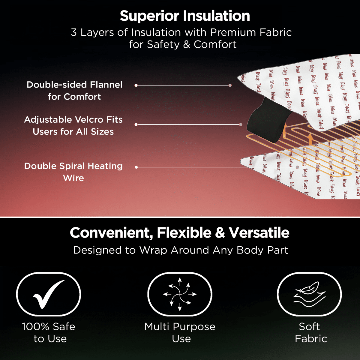 Dr Trust USA ThermoRelief Heating Pad Regular 3101