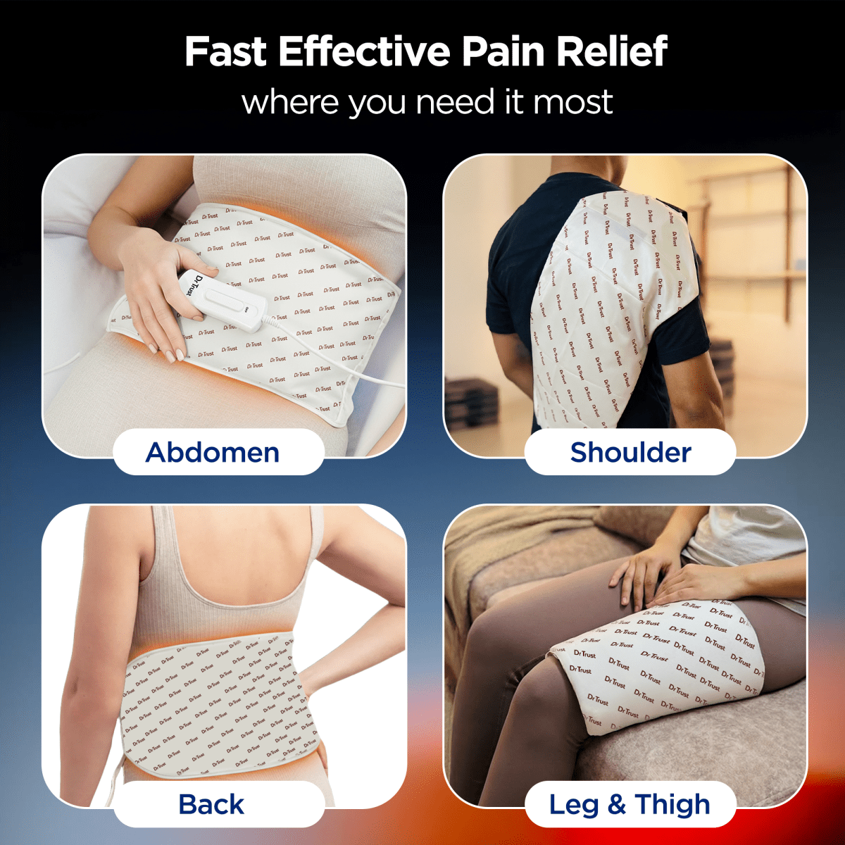 Dr Trust USA ThermoRelief Heating Pad Regular 3101