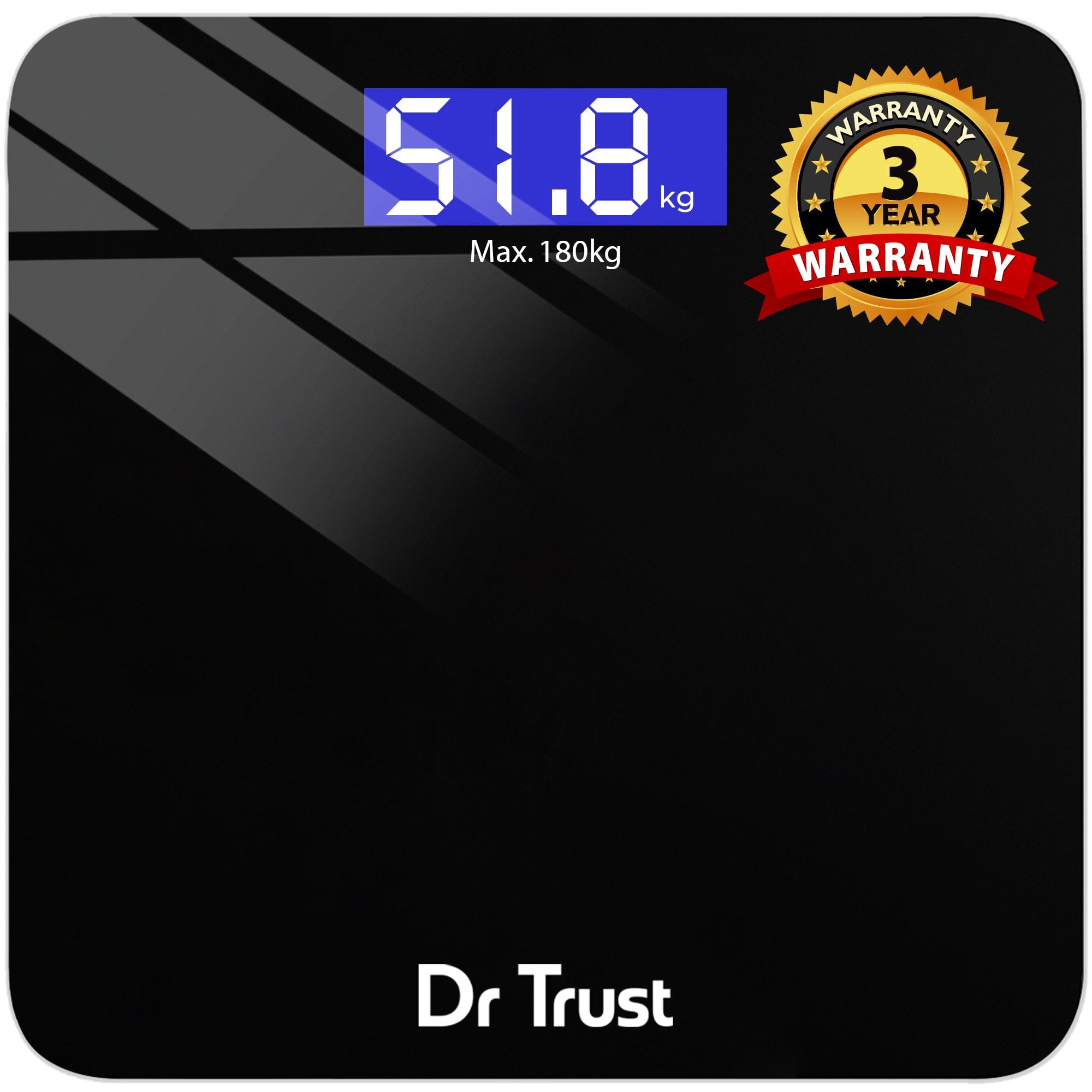 Dr Trust USA Weighing Scale not body fat Dr Trust USA Zen Rechargeable Digital Personal Scale Weighing Machine 503