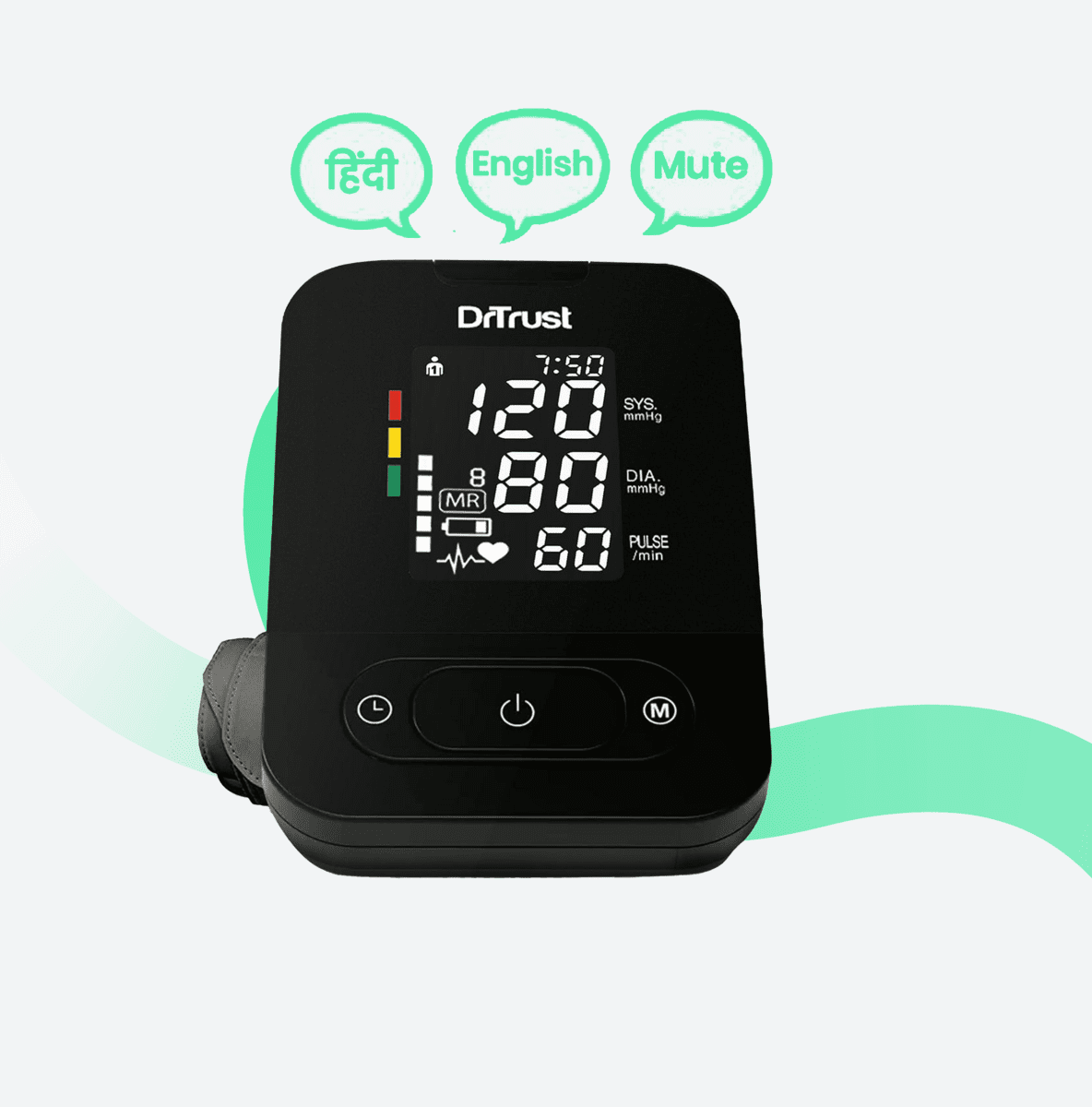 Smart Talking Automatic Digital BP Monitor 101