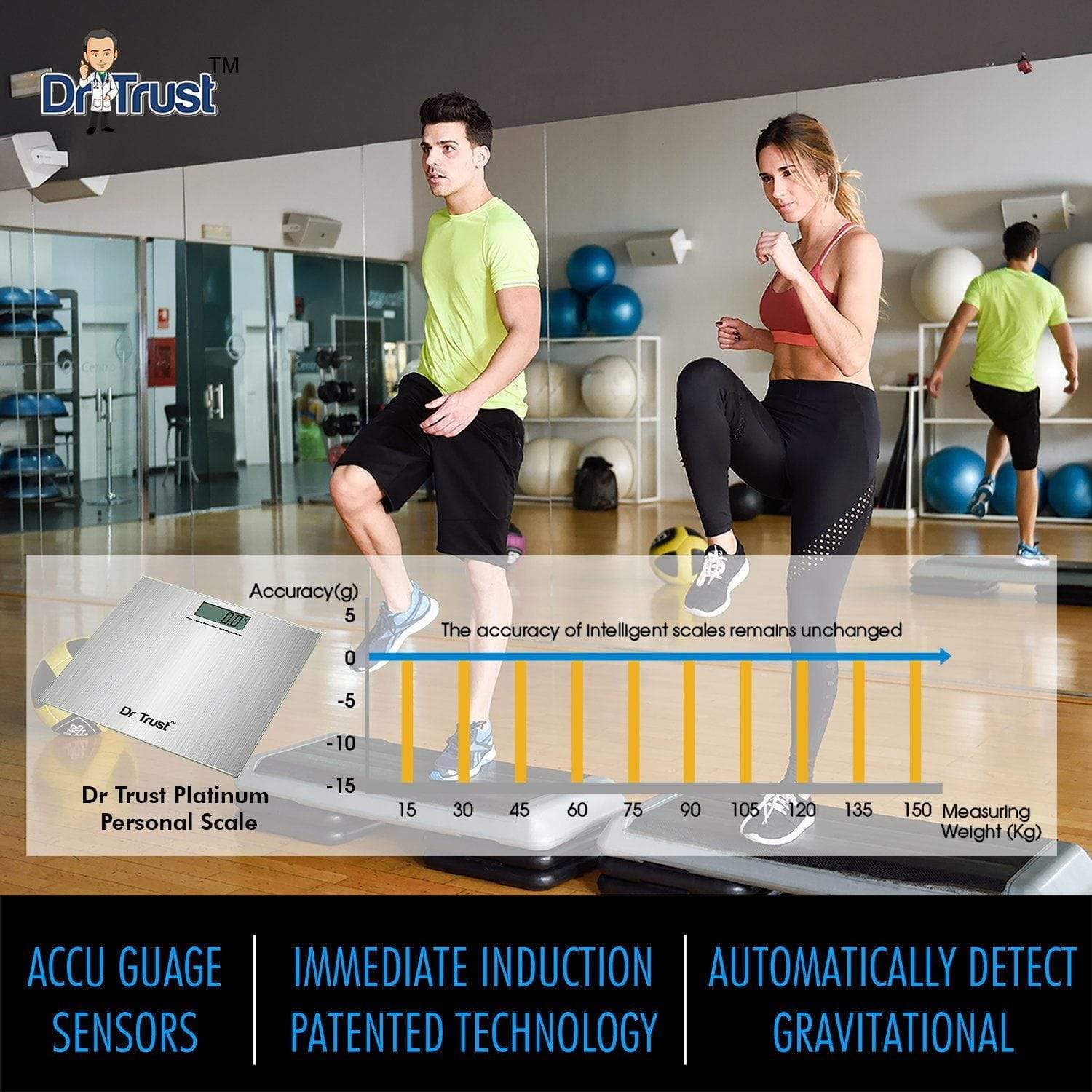 Dr Trust USA Platinum Scale (Non Rechargeable) | Dr Trust.