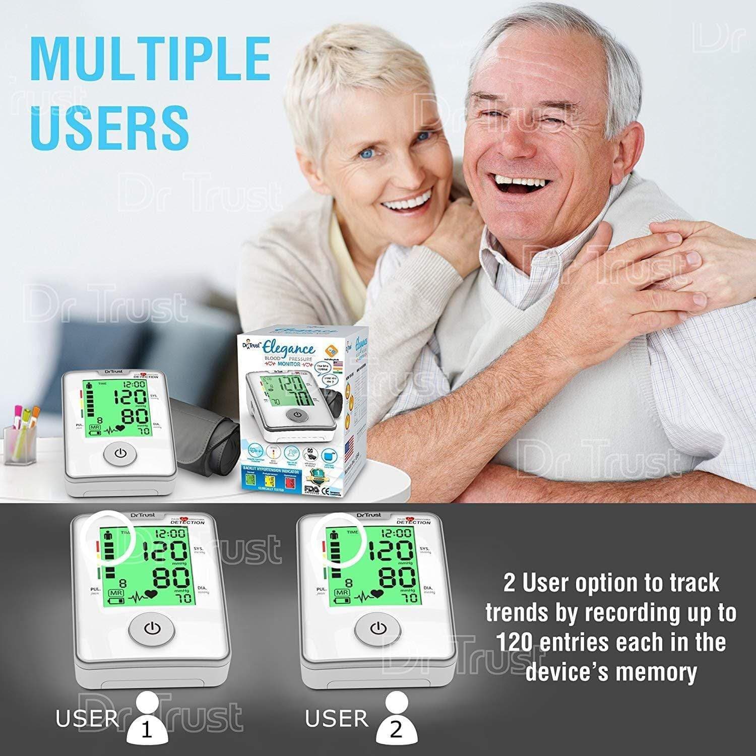 Dr Trust USA BP Elegance (With Adaptor) Blood Pressure Monitor | Dr Trust.