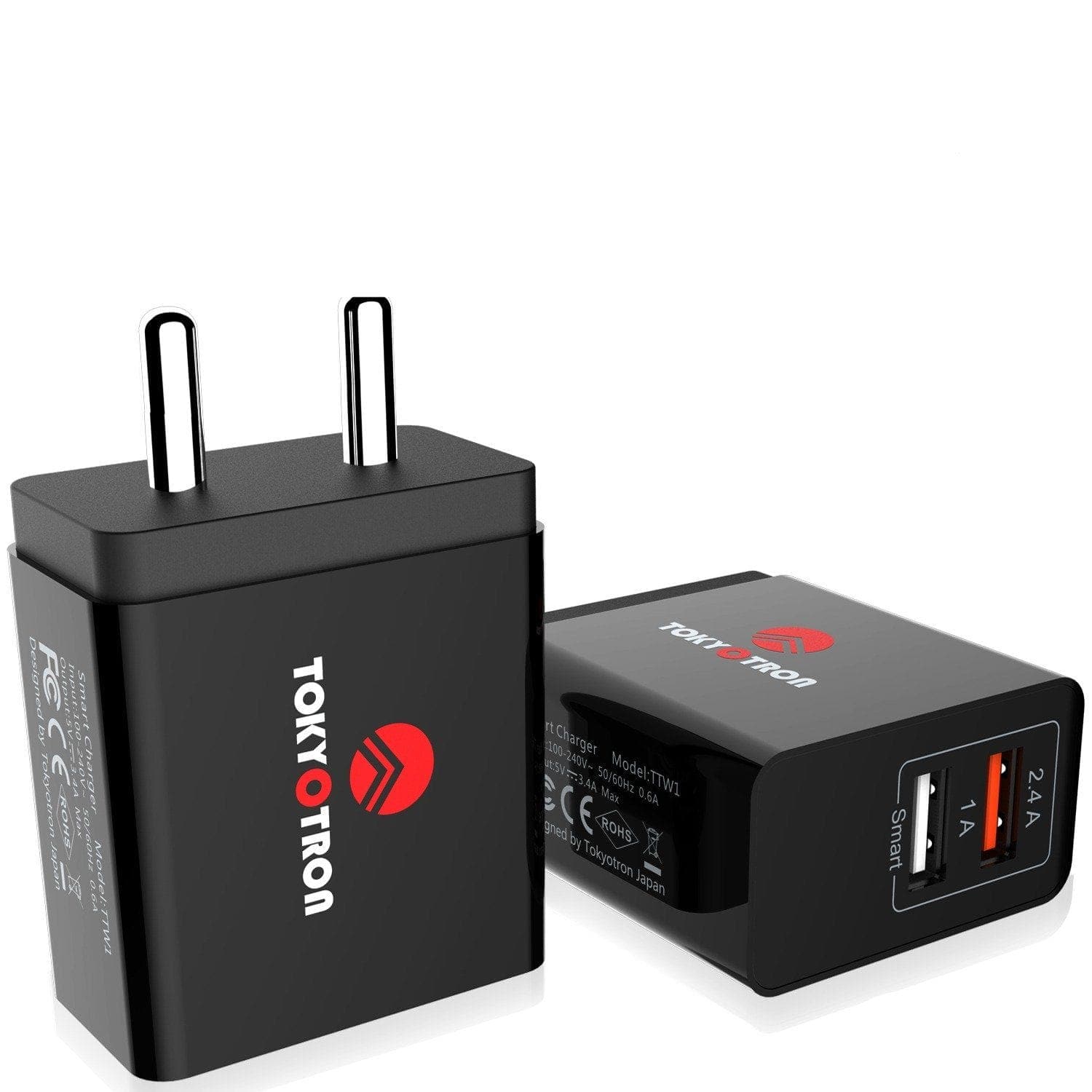 Tokyotron 2 port USB Wall Charger for Mobile | Dr Trust.